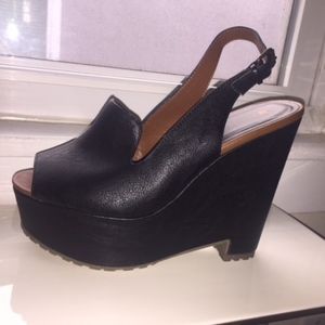 Dolcetta by Dolce Vita Black Platform Wedges